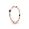 Cluster Rings LR Colorful Gemstone PAN Thin Sterling Silver Ring For Women Wedding Engagement Promise Gift Rose Gold Plated 925 Jewelry