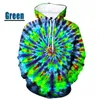 Tie Dye Graphic Hoodies för män Kids Fashion Streetwear Hip Hop Hooded Sweatshirts Women Y2K Harajuku Pullovers Unisex Clothing 231220