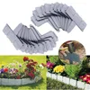 Décorations de jardin décor de clôture 10 pièces/20 pièces clôture pliante bordure bordure décoration barrière 25 23CM/9.84 9.06in pour les parcs de bricolage