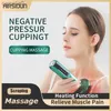 Electric massagers Tricolor Electric Massager GuaSha Anti Cellulite Vacuum Suction Cup Beauty Health Scraping Infrared Heat Slimming Massage TheraL231220