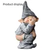 Garden Decorations Hand-made Complex Decorative Ornaments Unique Pleasure Collectible Statue Dwarf Lovely Durable