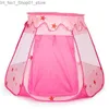 Tiendas de juguete Juegos para niños Juega al aire libre Baby Toy Princess Games portátiles Casas Bolas del océano Pool Playpen Tents Kid Game Tents TD0026 Q231220