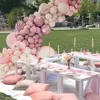 Macaron Butterfly Balloon Garland Arch Kit de aniversário Decoração de festa infantil Baby Girl Girl Ballon Ballon Chain Wedding Supplies 231220