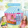 Toy Tents Game House Play Tent Girl Princess Indoor Outdoor Toys Portable Foldable Secret Garden Play Ball Pit zwembad speelgoed voor kinderen Kids Q231220