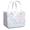 Bogg Bag Silicone Beach Custom Tote Fashion Eva Plastic Beach Borse 2023 Donna Estate