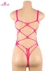 Prune Coupe Ouverte Sexy String Teddy Lingerie Langery Erotische Lingerie