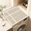 Carpets PVC Dust Proof Mat Printed Washing Machine Pad Oil-proof Kitchen Rugs Waterproof Bathroom Mats Furniture Protecor Table Cover