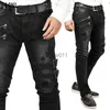 Men's Jeans Plus Size Straight Jeans Man Pants Spring Summer Boyfriend Jeans Streetwear Skinny Zips 3 Colors Cacual Long Denim Trousers L231220