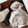 Hoodies Sweatshirts الموضة مصمم ملابس الأطفال بويز هوديي الفتيات الفاخرة من النوع الثقيل من النوع الثقيلة