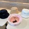 Bucket hat designer bucket hat Luxury hat letter solid color Material plush design hat temperament versatile casual style seaside beach wear hat multicolor nice