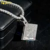 Gra Certificate Customized Moissanite Luxury Baguette Diamond 925 Silver Iced Out Vvs Pendant