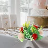 Dekorativa blommor Artificial Rose Ball Banquet Juldekorationer inomhusblommor för mittstycken Plastimulerade buketter