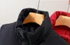 Designer Men's Down Vest 2023 Hommes d'hiver Solide Col Debout Poche Bouton Fermeture À Glissière Jeunes Coréens Vêtements De Travail Manteau Sans Manches M-3XL