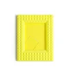 Frames Safe Picture Frame Embossed Free-standing 3 Inch Po Solid Color Anti-crack Desktop Decor Vertical Pocard Holder