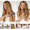 Professionele Spiraalgolf Krul En Steil Haar Styling Tools 2 in 1 Haar Krultang Stijltang Twisted Ionische Flat Iron Styler 231220