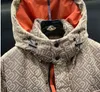 Jaqueta masculina de algodão com capuz de inverno, celebridade masculina da internet, jaqueta de algodão com letras de alta qualidade, jaqueta masculina solta e versátil, moda masculina