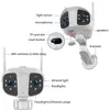 4K WIFI Security IP Camera Outdoor Fixed 180° Wide Angle Panorama Cam Video Waterproof Surveillance 6MP Dual Lens Camera Mini CCTV