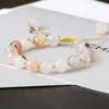 Strand 8mm/10mm Fashion Crystal Adjustable Bracelets Luxury Women's Jade Charm Pendant Bead String Bracelet Wedding Party Jewelry