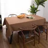 Nappe de Table en coton, couleur épaisse, lin contracté, vent chinois et Cloth-dan163
