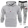 Survêtements pour hommes Designer Brand 2024 Hommes Survêtements BK Gros Uni Jogger Sportswear Ensembles de jogging Sweat Sweatsuit Plain Track Suit T Dhd9Y