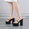 Slipare Square Heel Platform Mules Women Outdoor Peep Toe Slip On Sandals Shoes Slingbacks Black Wh Newest Summer With Box SZ 36-45