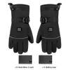 Guantes de ciclismo de invierno Guantes impermeables calefactados Ciclismo Pantalla táctil Guicapieles para bicicletas alimentadas con guantes de esquí 231220