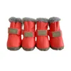 Small Cute Dog Boots Pet Antiskid Shoes Winter Warm Skidproof Sneakers Paw Protectors 4-pcs Set for Puppies