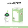 Original LAVIE SPACE MAN 7000PUFF 2% 5% Mesh 600mAh wiederaufladbarer Einweg-Vape-Stift