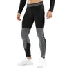 Pantalons pour hommes collants de course à Compression jambières d'exercices Cool sec couche de base de sport technique pour exercice de Jogging D88