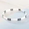 Strand KELITCH White Color Women's Stretch Bracelets Miyuki Tila Beads Rainbow Beach Jewellery