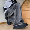 Herrenjeans, Retro-Jeans, europäischer und amerikanischer Stil, lockerer, gerader Reißverschluss, geteilt, L231220