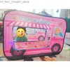 Toy Tents 1pc Game House Play Tent Fire Truck Police Bus Foldable Pop Up Toy Playhouse Child Toy Tent Ice Firefighting Model House Q231220