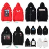 1 repes reps hoodrich سحب الأكمام الطويلة البولو هوديي النساء الكامل zip y2k Up Mens Hoddie Offwhite Felpa White M1HH