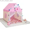 Toy namioty namiot dziecięcy domowy dom w grze mały dom marzeń zamek księżniczki śpiący rodzinny zabawki prezent urodzinowy namiot dzieci q231220