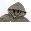 Men's Hoodies Sweatshirts Men's Thick Hoodies Fleece Warm Lining Hooded Coat For Women Big Star Couple Clothes Winter Outerwear Chinese Size S-2XL 231220