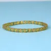 Strand KELITCH couleur or Bracelet à breloques femmes arc-en-ciel Tila perles Bracelets à la main coloré enveloppes extensible