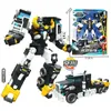 トランスフォーメーションおもちゃロボットTobotbro Transformation Fit Robot Car Master v Ultimate Toy Korea Cartoon Brothers Anime Delformation飛行機のおもちゃギフト231219