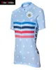 2019 Women Cycling Jersey Blue Girl Lady Bike Wear Hearing Maillot Ciclismo Simple Flower Pattern Beautiful Geifity Lucky FAS3329010