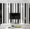 Wallpapers White Black Grey Wallpaper Modern Vertical Stripes Wall Paper TV Background Living Room Covering Mural For Girl Boy Bed6727932