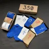 Mens Crew Cactus Jack Socks Pure Cotton Sport Hip Hop Skateboard White Bluebrown Socken Wholesale 3 ParSbox 231221