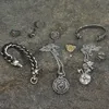 Colliers pendants en acier inoxydable norrois Dieu Fenrir wolf dent collier driking corne amulet viking bijoux