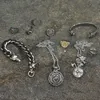 Hangende kettingen roestvrijstalen noors god fenrir wolf tand ketting driking hoorn amulet viking sieraden