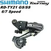 Shimano Tourney Rdty21 6 Velocidade Ty21 traseiro do desviador traseiro MTB Montagem direta de bicicleta para a Mountain Bicycle 231221