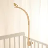 Baby Wooden Bed Bell Bracket Mobile Hanging Rattles Toy Hanger Baby Crib Mobile Bed Bell Wood Toy Holder Arm Bracket Toy Gifts 231221