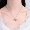 Pendant Necklaces Dainty Endless Love Mother And Daughter Necklace For Women Exquisite Heart Shaped Clavicle Chain Mother's Day Gift