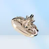 Moda primavera nova S925 banhado a prata 18 K ouro em forma de pêra corte em forma de gota simulação anel de diamante35138929246639