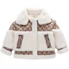 Korean Autumn Winter Little Girl Jacket Faux Mink Fleece Baby Outerwear Coat 16 Years Kids Infant Fur Outfit 231220