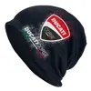 Berets Racing Sprot Motorfiets Ducatis Bonnet Hat Break Men Women Coole Unisex volwassen Warm Winter Skullies Beanies Caps