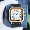 Titta på Mens Watches Automatic Mechanical Sapphire Rubber Strap Waterproof Designer High Quality 40mm Montre de Luxe