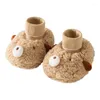 First Walkers Autumn And Winter Thickened Born Baby 0-1 Year Old Cotton Shoes Anti-soft Soles School Socks Warm Velvet